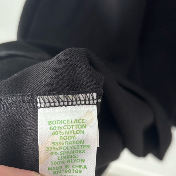 Lilly Pulitzer Black Remmy Lace Dress Fit n Flare Mini Short Preppy 3/4 Sleeve - Picture 11 of 11